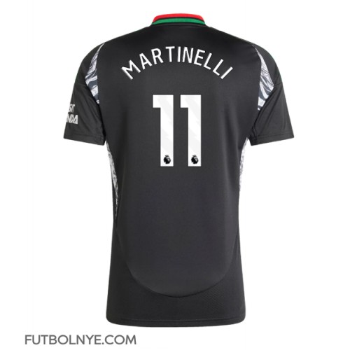 Camiseta Arsenal Gabriel Martinelli #11 Visitante Equipación 2024-25 manga corta